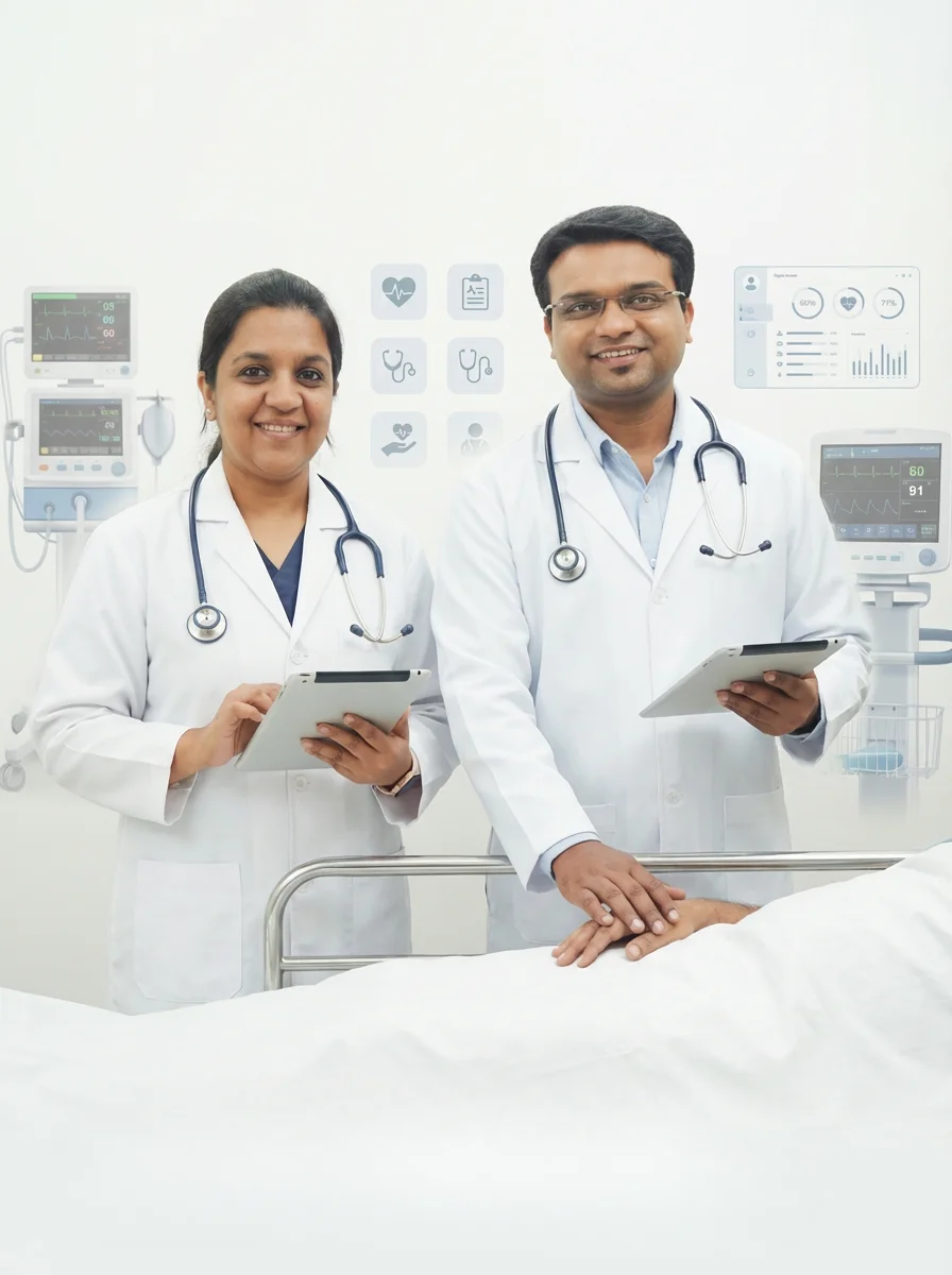 Critical care specialist-Dr Kush jariwala & Dr Pooja Adiwala