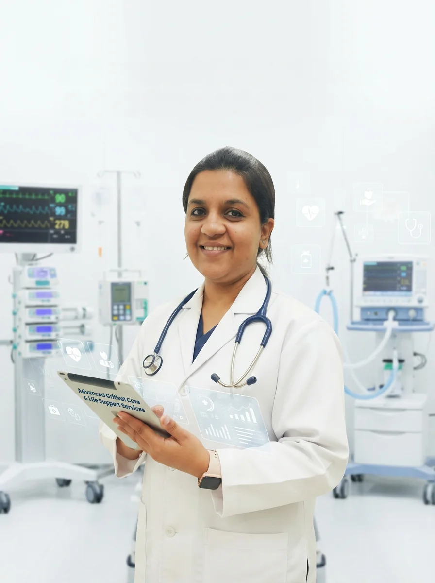 Critical care Specialist Dr Pooja